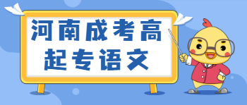 2021年河南成考高起专语文复习方法