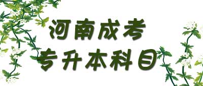 河南成考专升本