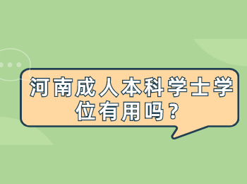 河南成人本科学士学位有用吗？