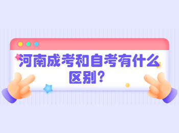 河南成考和自考有什么区别？