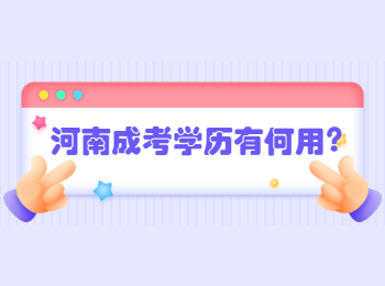 河南成考学历有何用?